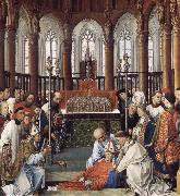 Rogier van der Weyden The Exhumation of Saint Hubert china oil painting artist